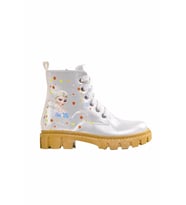 Trendyshose 04253 Resimli KIz Çocuk Soğuk Geçirmez Rahat Bot (Gri)