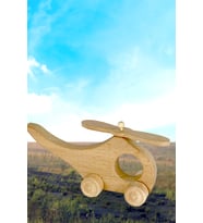 Ahşap Oyuncak Helikopter