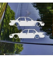Accord Sedan CB7 Kelebek Cam Oto Sticker 17 CM 2 Adet
