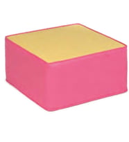 KARE PUF SUNİ DERİ 25 CM (50X50)