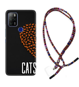 Omix X300 X500 X400 X600 X700 Kılıf Boyun Asklı Rasta Silikon Cats 1792