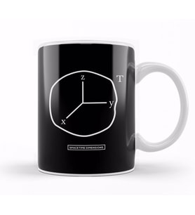 Maths And Science Spacetime Kupa Bardak Porselen
