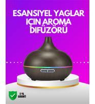 Northcity Zamanlayıcılı Aromaterapi Nemlendirici Difüzör - 550ml Ultrasonik Sessiz Çalışma