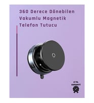 Mey İthalat® Çift Taraflı Vakum Emme Özellikli 4.7+ İnç Telefon Tutucu – Güvenli Sabitleme
