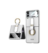 Samsung Galaxy Z Flip 3 Uyumlu Kılıf Zore Flip Ring Kıpta Kapak