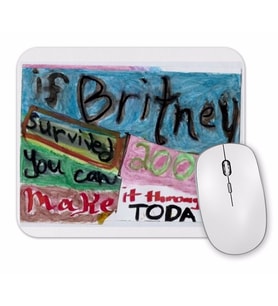 Britney Survived   2007 Mouse Pad