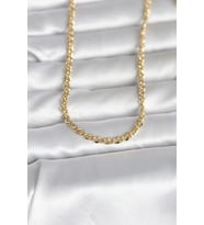 CM 14K Gold Renk Zincir Model 60 cm Kadın Kolye 5886
