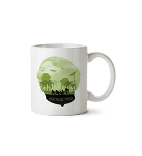 Beach Star Wars iki Tarafı Baskılı Kupa Bardak