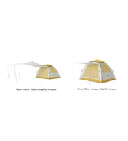 Naturehike Ango ES60 Gölgelikli Otomatik Kurulum Kamp Çadırı Thorn Yellow-Ekstra Gölgelikli