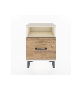 Arges Komodin Tek Raflı 2 Çekmeceli 44x30x64 Aytaşı-Çam