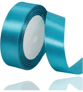 Benim Marifetlerim Turkuaz Saten Kurdele 6 cm 10 Metre