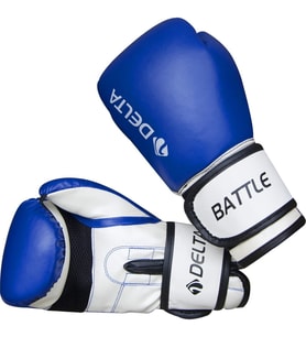 Delta Battle Dura-Strong Mavi-Beyaz Boks Eldiveni