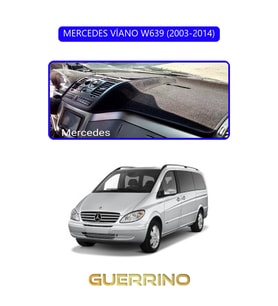 MERCEDES VİANO W639 2003-2014TORPİDO KORUMA HALISI MAVİ KENAR