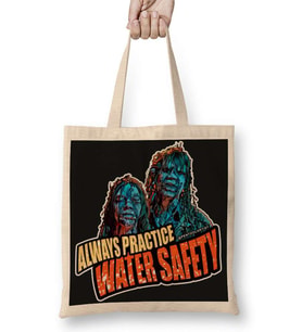 Creepshow Always Practice Water Safety Bez Çanta Uzun Saplı
