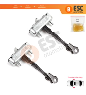 Toyota Auris MK1 E150 E15 2007-2012 68610-02111 İçin 2 EA Ön Sağ ve Sol Kapı Gergi Yayı