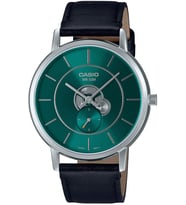 Casio MTP-B130L-3AVDF Deri Kordon 5 Atm Suya Dayanıklı Siyah Renk Erkek Kol Saati