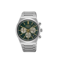 Seiko SSB461P Quartz Çelik Gri Yeşil Kadran Safir Cam 10 ATM 40 mm Erkek Kol Saati