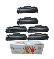 HP Çipli CE505A 5 + 1 Ekonomik Paket Garantili Uyumlu Toner P2030 P2035 P2035n P2055 Muadil Toner (Siyah)