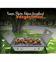 MİRAÇ 55X35CM KATLANIR MANGAL ÇANTALI LAZER KESİM BÜYÜK BOY