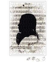 Wolfgang Amadeus Mozart Piyano Müzik Notaları Puzzle 240