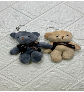 2’li Oyuncak Ayı Anahtarlık Peluş Anahtarlık Hediyelik Anahtarlık 10 CM