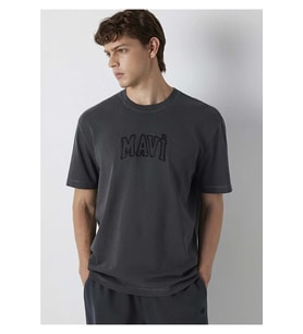 Mavi M0613564-70087 Mavi Logo Baskılı T-Shirt Erkek Tişort