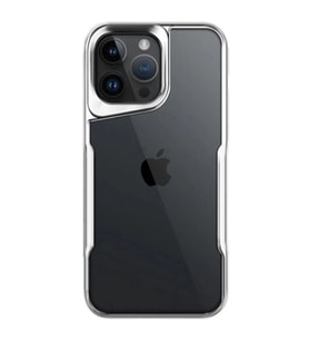 Apple İphone 15 Pro Max Kılıf Boyi Silikon Kapak - Gümüş