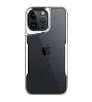 Apple İphone 15 Pro Max Kılıf Boyi Silikon Kapak - Gümüş