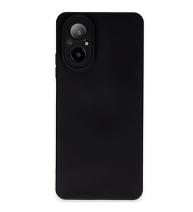 Realme 12 Lite Kılıf Nano içi Kadife Silikon - Siyah