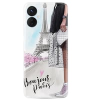 Tecno Spark 9T Kılıf Resimli Desenli Baskılı Silikon Bonjour Paris 1419