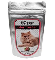 Perry Odor Fresher Çilek Özlü Kedi Kumu Koku Giderici 100 gr 