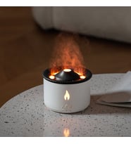Çeşithane Volkan Efektli Aroma Difüzör LED Işıklı Ultrasonik Hava Nemlendirici 3D Buhar