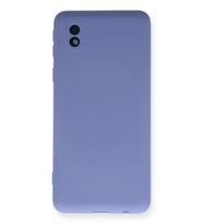 Galaxy A01 Core Kılıf Nano içi Kadife Silikon - Lila