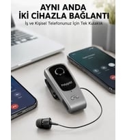 Mikrofonlu ve Ses Kontrollü Kablosuz Kulak İçi Kulaklık