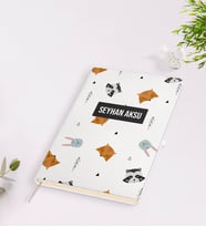 Kişiye Özel İsimli Beyaz Defter-11