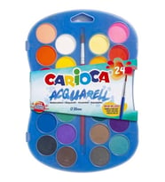 CARIOCA 42405 30MM WATERCOLORS - SULU BOYA 24 RENK