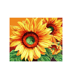 Ayçiçeği Masalı 1 Çerçeveli 60x75 Sayılarla Boyama Hobi Seti