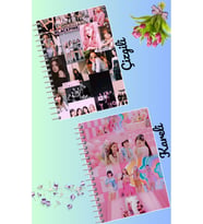 Blackpink defter seti 2 adet A4 boyutu 21*30 çizgili + kareli 60 syf