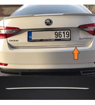 Skoda Super B Bagaj Alt Çıtası Kromu Nikelajı