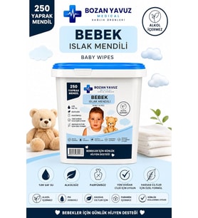Lexroo Bebek ıslak mendili 250li kova hassas ciltler