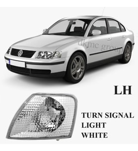 PASSAT B5 SEDAN 1997-2000 MODEL ARASI UYUMLU SOL SÜRÜCÜ TARAFI BEYAZ ÖN SİNYAL LAMBASI