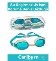 Deluxe Ayarlanabilir Kayış Su Geçirmez Uv Işını Koruma Silikon Plastik Antifog Çocuk Deniz Gözlüğü
