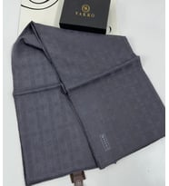 Vakko 90x90 Pamuk Jakarlı Eşarp - 05469 (Füme)