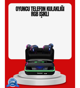 RGB Oyuncu Bluetooth Kulaklık Düşük Gecikmeli Kablosuz 5.1