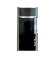 Parmida Soft Flame Siyah Gümüş Metal Puro Çakmağı - TR9542