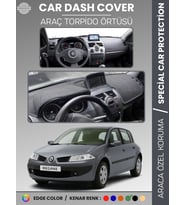 RENAULT MEGANE 2 NAVİGASYONLU BÜYÜK EKRAN (2003-2009) Torpido Örtüsü Ön Göğüs Halı Torpido Koruma