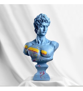 David 'Brush' Büyük Dekoratif Heykel, Pop Art Roma Yunan Heykelleri