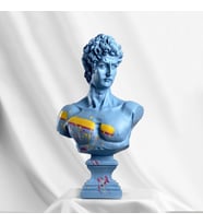 David 'Brush' Büyük Dekoratif Heykel, Pop Art Roma Yunan Heykelleri