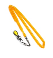 1000 Ayar Gümüş Kazaz Püsküllü 5.5x10.5mm Sarı Hareli Sıkma Kehribar Tesbih