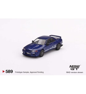 Mini GT Nissan Skyline GT-R Top Secret VR32 Metallic Blue - 589 (Turuncu)